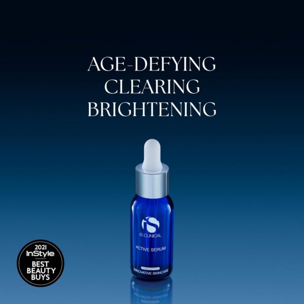 iS CLINICAL Active Serum - Visibly evens skin tone, Excellent for blemish prone skin, Anti-Aging Face Serum