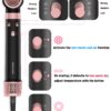 3 in 1 Air Styler with Travel Case - Ionic Hair Dryer & Air Wrap Curlers for Curling Drying, 1 Inch Curling Iron Barrel, Frizz-Free Blow Dryer No Heat Damage Fit for All Hair Types & Lengths