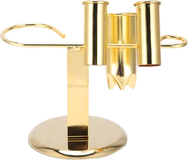 Hair Dryer Holder Styling Tool Organizer for Hair Care, Compact Design Suitable for Small Bathrooms Gold