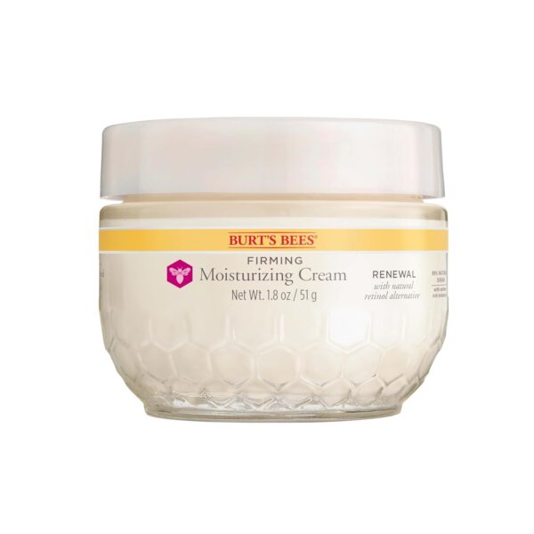 Burt's Bees Renewal Firming Face Cream, Mothers Day Gifts, Anti-Aging Retinol Alternative, Moisturizing Natural Origin Skin Care, 1.8 Ounce