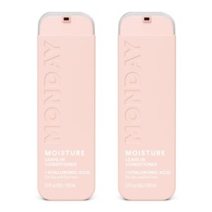 MONDAY HAIRCARE Moisture Leave-in Conditioner 5 Oz Dual Pack