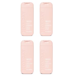 Monday Haircare Smooth Shampoo & Conditioner Travel Pack - 3oz, 90ML Travel Kit (2 x Shampoo,2 x Conditioner)