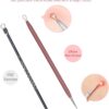 JPNK Blackhead Remover Tool Comedones Extractor Acne Removal Kit for Blemish, Whitehead Popping, 6 Pcs Zit Removing for Nose Face Tools with a Leather Bag (Pink)