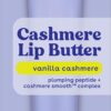 eos Cashmere Lip Butter, Vanilla Cashmere, Plumping Peptides For Smooth Lips, 0.35 fl oz