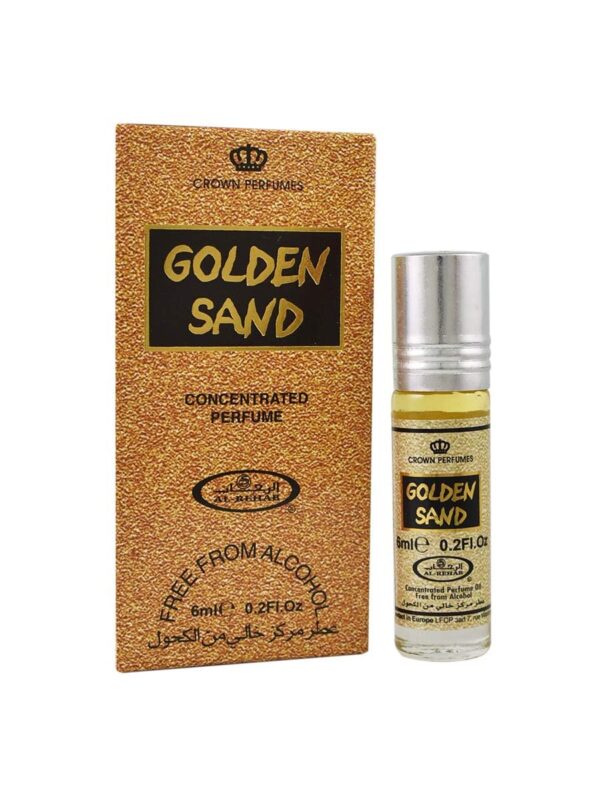 Golden Sand Concentrated Perfume Oil 6ml Long Lasting Fragrance for Unisex Pck of 1