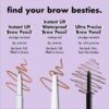 e.l.f. Instant Lift Brow Pencil, Dual-Sided, Precise, Fine Tip, Shapes, Defines, Fills Brows, Contours, Combs, Tames, Blonde, 0.006 Oz