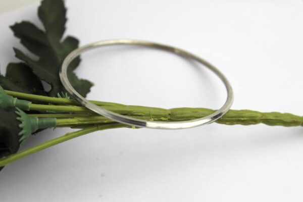 Steel Bangles for woman,Silver Kada/Bracelet,Punjabi sikh,kada Internal Diameter 5.2 cm to 7.2 cm Thickness 0.3 cm