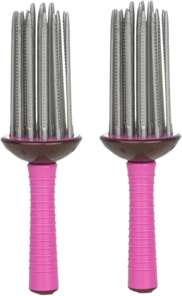 Curling Roll Comb, 2PCS Curling Roll Comb, Air Volume Comb for Curly Hair Hair Curling Roll Comb Brush Hair Tools for Women, Curly Hair Styler Tool