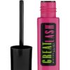 Maybelline Great Lash Washable Mascara Makeup, Volumizing Lash-Doubling Formula That Conditions As It Thickens, Blackest Black, 1 Count
