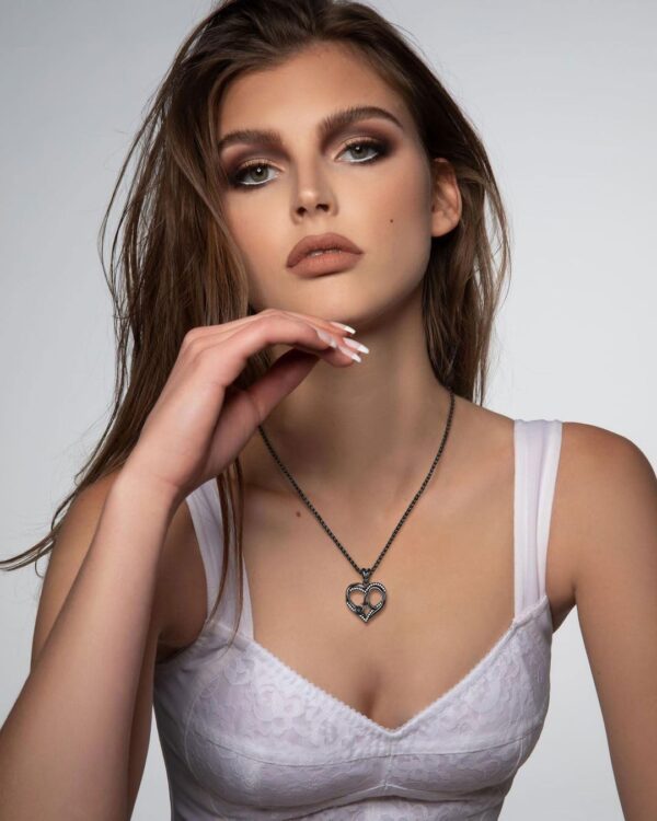 INFUSEU Unique Initial Necklaces for Women Girls Small Heart Letter Jewelry, Meaningful Personalized Gifts