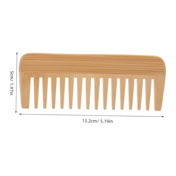 Hemoton Wooden Wide Hair Comb Detangle Hair Styling Tool for Women Salon Hairdressing Use