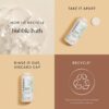 The Honest Company Foaming Bubble Bath | Gentle for Baby | Naturally Derived, Tear-free, Hypoallergenic | Fragrance Free Sensitive, 12 fl oz