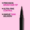 wet n wild Mega Last Breakup Proof Liquid Eyeliner - Ultra-Fine Brush, Waterproof, 16-Hour Long-Lasting Wear- Cruelty-Free & Vegan - Black