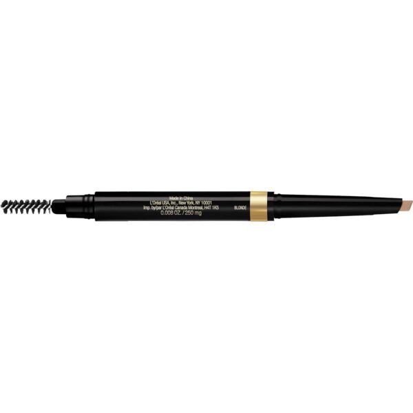 L'Oreal Paris Brow Stylist Shape & Fill Mechanical Eye Brow Makeup Pencil, Blonde, 0.008 oz.