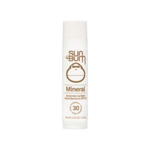 Sun Bum SPF 30 Mineral Sunscreen Lip Balm - Hawaii Act 104 Compliant (Octinoxate & Oxybenzone) - Zinc-Based Broad Spectrum UVA/UVB Lip Protection - 0.15 oz Stick