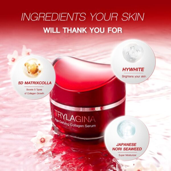 12X Age-Defying Collagen Serum, Anti Aging Face Cream, Anti Wrinkle Cream for Women, Face cream for Women Anti Aging the Best One, Anti Aging Skin Care, Brightening Serum, Hydration - 1.05oz