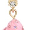 Betsey Johnson Womens Sweetheart Earrings