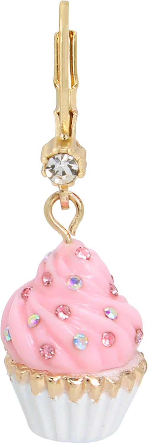 Betsey Johnson Womens Sweetheart Earrings