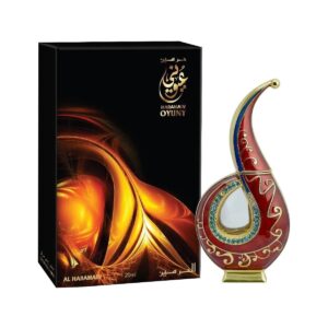 Al Haramain Oyuny 20ml Concentrated Perfume Oil for Unisex - Arabian Perfume for Women and Men - Long Lasting Floral Fragrance with Notes of Bergamot, Rose, Patchouli, Pineapple - Arabic Perfume