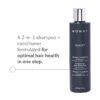 MONAT Black Shampoo + Conditioner – A 2-in-1 Formula for Optimal Hair Care in One Step – Cleanses, Conditions, and Promotes Stronger, Healthier-Looking Hair – For All Hair Types – 237ml (8.0 fl oz)