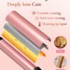 5 in 1 Wand Curling Iron-Kinked Curling Wand Set with Flat Iron Hair Straightener, 3 Barrels Hair Crimper, 3 Ceramic Curling Irons (0.35"-1.25"), 2 Temps Fast Heat Hair Waver Curler with Glove & Clip