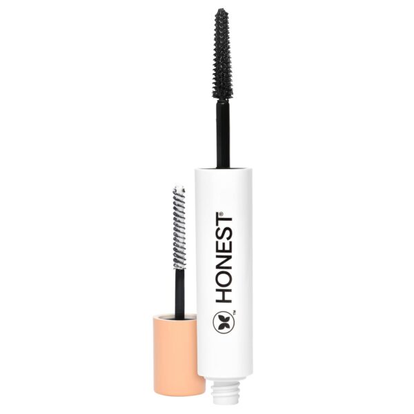 Honest Beauty 2-in-1 Extreme Length Clean Mascara + Lash Primer | Lengthening + Volumizing | Cruelty Free + Safe for Sensitive Eyes | Black, .27 fl oz
