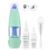 BeautyBio GLOfacial Hydro-Infusion Deep Pore Cleansing + Blue LED Clarifying Set: Tool + Concentrate