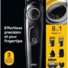 Braun All-in-One Style Kit Series 3 3470, 8-in-1 Trimmer for Men with BeardTrimmer, Ear & NoseTrimmer, Hair Clippers & More, Ultra-Sharp Blade, 40 Length Settings, Washable