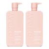 MONDAY HAIRCARE Moisture Shampoo + Conditioner Set (2 Pack) 27oz Each, Dry, Coarse, Stressed, Coily & Curly Hair, Made from Coconut Oil, Rice Protein, Shea Butter, & Vitamin E, 100% Recyclable Bottles