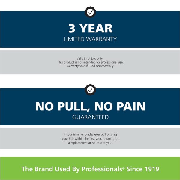 Wahl Men’s Nose Hair Trimmer, for Eyebrows, Neckline, Nose & Ear Hair, Precision Detail Trimming with Interchangeable Heads, Battery Included - Model 5545-400