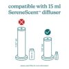 Homedics SereneScent Vanilla Cedarwood Home Fragrance Oil, 15 ml, for use with Homedics SereneScent Mini Waterless Diffuser (ARMH-680), Clean & Natural Everyday Collection