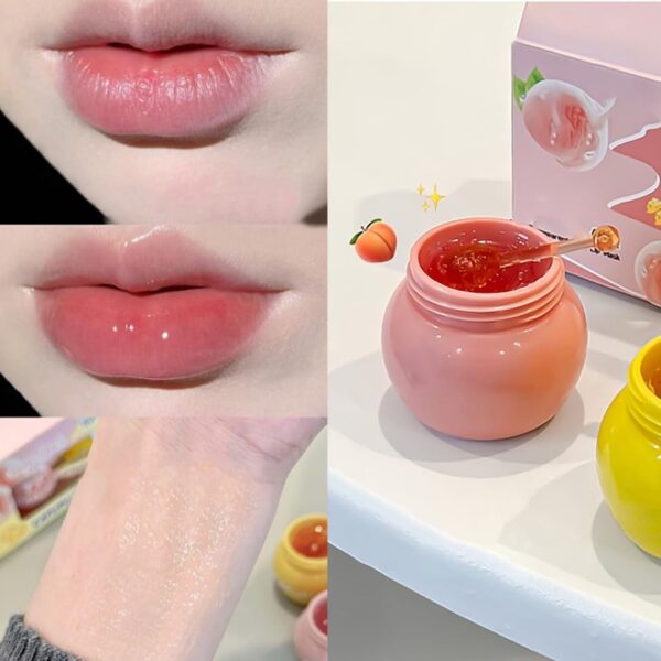 Hydrating Lip Balm Lip Mask for Dry and Cracked Lips,Honeys Lip Mask,Moisturizing Lip Mask Reduces Lip Lines Lip Care