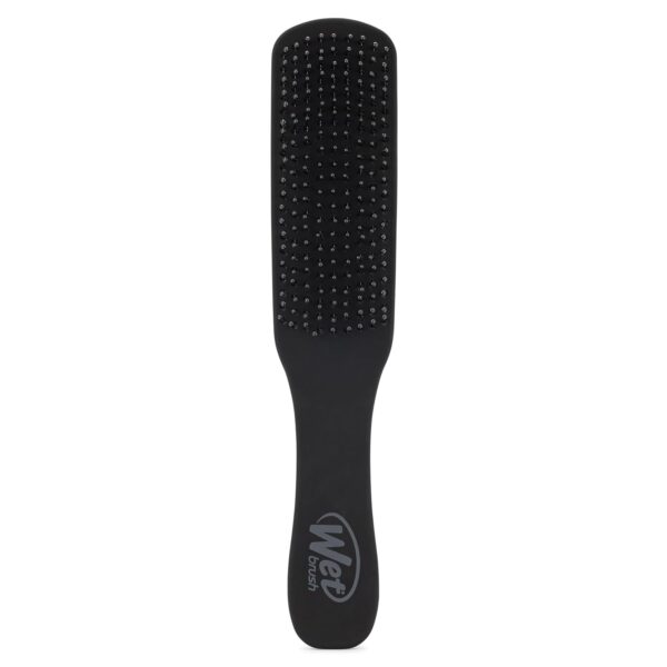 Wet Brush Detangling Hair Brush for Men, Black, Stimulates Scalp & Beard for Fuller Stronger Hair, Intelliflex Detangler Help Bristles Promote Growth & Protect from Breakage, Pain-Free