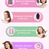 Dual Voltage 5 in 1 Hair Air Styler - Air Wrap Curler with High-Speed Hair Dryer, Straightening & Blow Dryer Brush for Multiple Styling, No Heat Damage Multi-Styler with Travel Case Global Edition