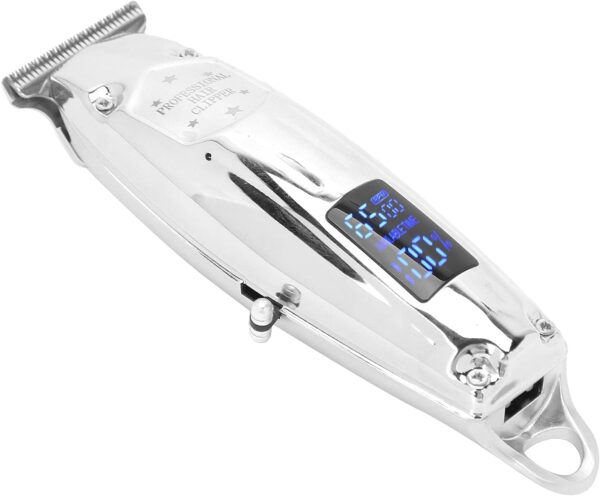 Electric Hair Clipper High Power Golden Hair Trimmer Styling Tool for Men Home (Silver)