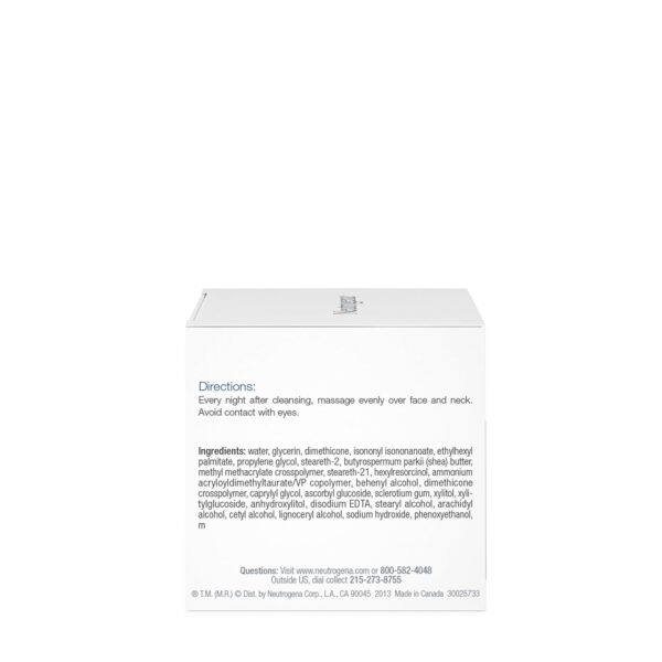 Neutrogena Triple Age Repair Anti-Aging Night Cream Facial Moisturizer, Tone-Evening Dark Spot Remover & Firming Anti-Wrinkle Nighttime Face & Neck Cream, Vitamin C & Glycerin, 1.7 oz