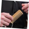 Hemoton Wooden Wide Hair Comb Detangle Hair Styling Tool for Women Salon Hairdressing Use
