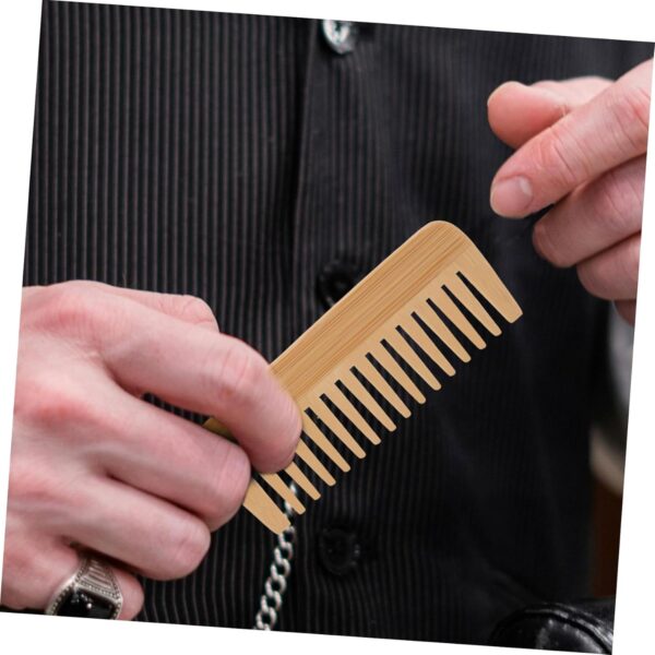 Hemoton Wooden Wide Hair Comb Detangle Hair Styling Tool for Women Salon Hairdressing Use