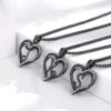 INFUSEU Unique Initial Necklaces for Women Girls Small Heart Letter Jewelry, Meaningful Personalized Gifts