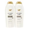 OGX Shampoo and Conditioner Set, Nourishing + Coconut Milk, Sulfate Free Shampoo and Conditioner for Moisturizing & Strengthening Hair Care, 25.4 FL OZ, 2 Pack
