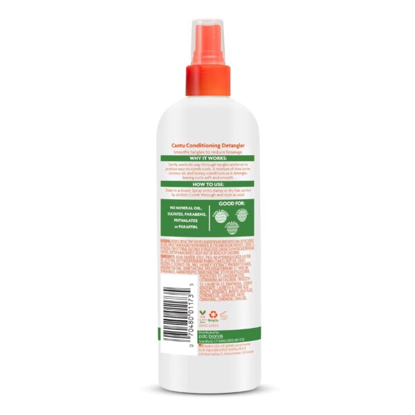 Cantu Care for Kids Haircare Regimen Set with Large Size Shampoo + Conditioner + Detangler + Leave-In Conditioner (Pack of 4)