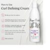 Rizos Curls Curl Defining Cream, Enhance Waves, Curls & Coils, Soft Hold Weightless Volume, Moisturizing Frizz-Free Shine with Aloe Vera, Coconut Oil & Shea Butter, All Curl Patterns 2a - 4c, 10 oz