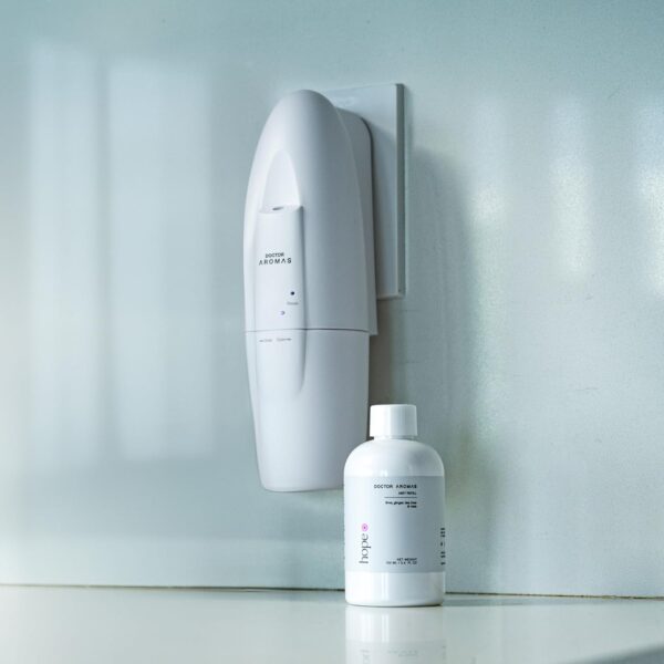 Doctor Aromas Plug-in Aroma Diffuser with 100 ML Premium Scent Oil – Long-Lasting Cold Air Fragrance Dispenser for Home or Office. (Peace)