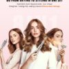 8-in-1 Professional Hot Air Styler&Hair Dryer Brush, Powerful Multi-Styler with Auto-Wrap Curler with Storage Case, Fast Drying Curling Straightening Volumizing Without Heat Damage