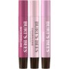 Burt's Bees Lip Shimmer Pink Collection, Mothers Day Gifts, Tinted Lip Balm Stick, Moisturizing for All Day Hydration with Natural Glowy Pigmented Finish & Buildable Color, 3 Tubes x 0.09 Oz