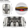 Brooklyn Bridge Makeup Bag for Women Men Pencil Pouch Travel Small Cosmetic Bag Zippered Toiletry Bags Aesthetic Pen Bags Trendy Storage Bags Leather Coin Pouch Purse