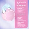 FOREO BEAR Mini Microcurrent Facial Device - Face Sculpting Tool - Firm & Contour - Reduce Double Chin - Non-Invasive - Increases Absorption of Facial Skin Care Products - Pearl Pink