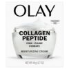 Olay Collagen Peptide Face Moisturizer, Firming Cream for Women, Fragrance-Free, Non-Greasy - Hydrating, Anti-Aging, Anti-Wrinkle, Smooth Fine Lines, Plumping Skin Care - Niacinamide, 1.7 Oz