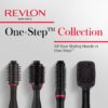 REVLON One-Step Volumizer Plus Hair Dryer and Styler, Enhanced Motor for Less Frizz, More Shine, and Reduced Heat Damage for Salon Style Round Brush for Blowout, Black (Amazon Exclusive)