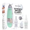BeautyBio GLOfacial Hydro-Infusion Deep Pore Cleansing + Blue LED Clarifying Set: Tool + Concentrate